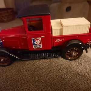 Red Vintage Toy Truck